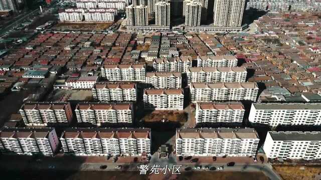 航拍狮城沧州滨海城市,高端的住宅小区,最优美的环境.