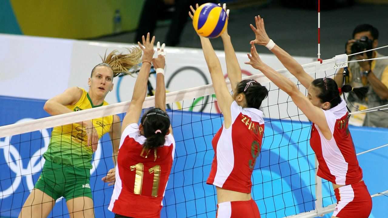 经典重温:2008北京奥运会女排半决赛 中国女排0-3巴西女排