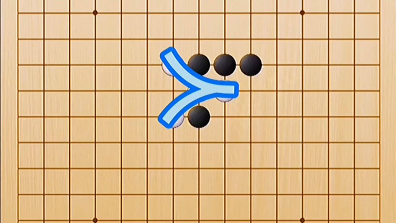 破五子棋《人字型》下法