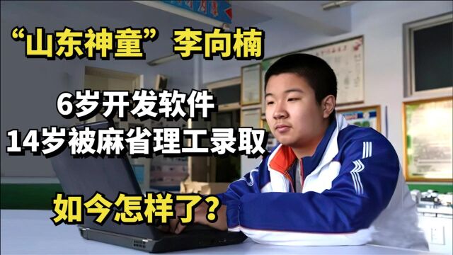 山东神童李向楠:6岁研究软件,14岁被麻省理工录取,如今怎样了