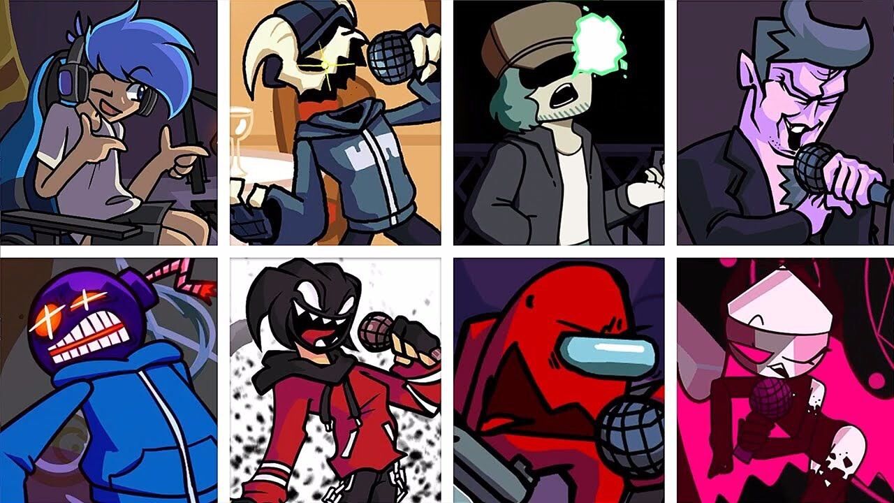 fnf周五夜放克游戏人物合集快来看看有没有你喜欢的