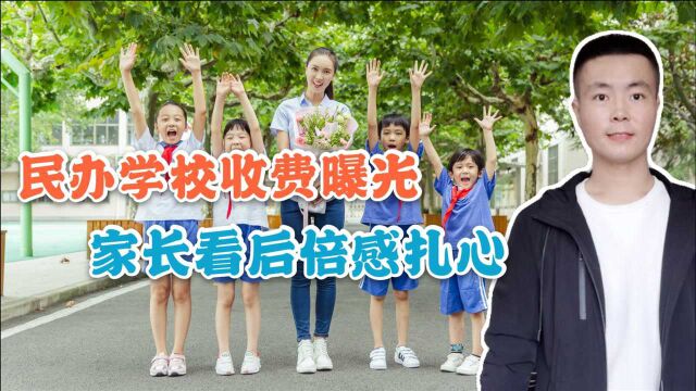 民办学校收费清单曝光,每学期超3万,你还敢要三胎吗?