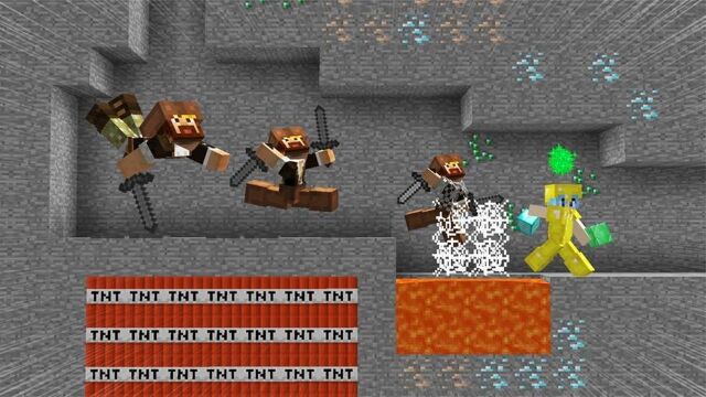 当你被打工人追杀!【Minecraft极限追杀1v3】