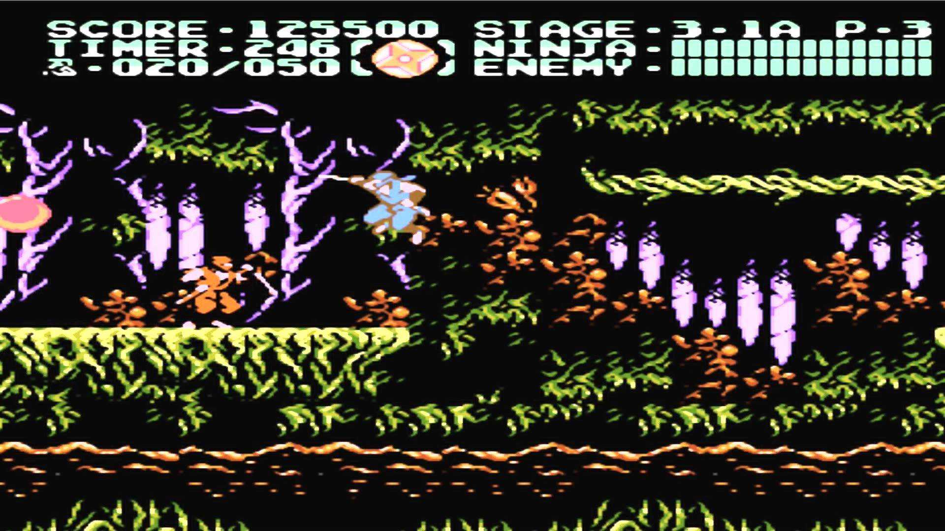 童年怀旧fc小霸王游戏:忍者龙剑传3第3通关剧情怀旧情怀冒险游戏