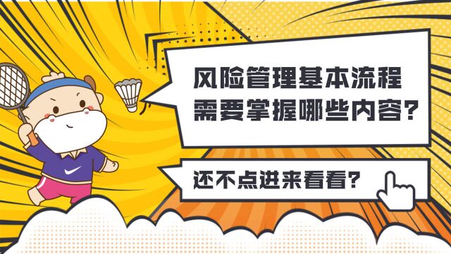 注会CPA战略:风险管理基本流程需要掌握哪些内容?