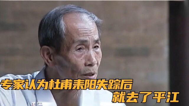 平江专家认为杜甫自耒阳失踪后,就去了平江