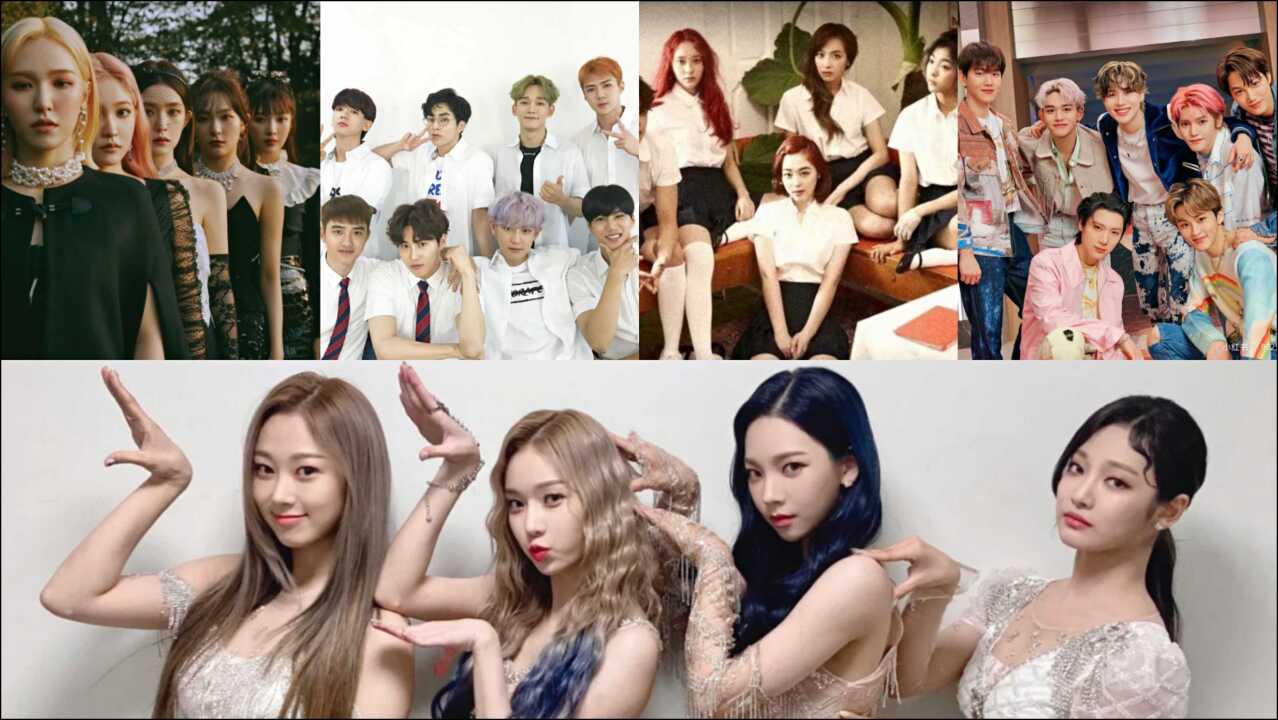 盘点sm公司旗下的各大组合,fx exo redvelvet等等,南韩第一花田sm