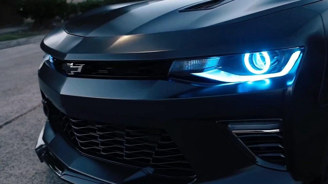 科迈罗大黄蜂,黑武士,汽车灯光