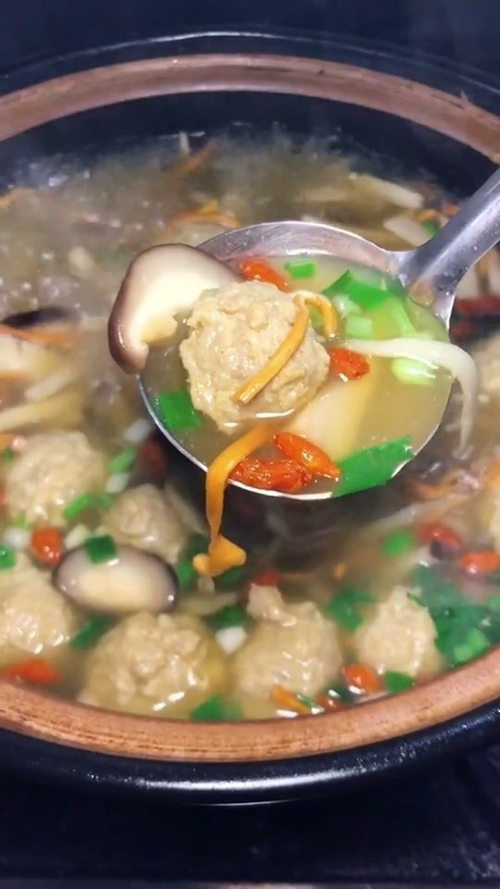 菌菇丸子汤做法制作方法