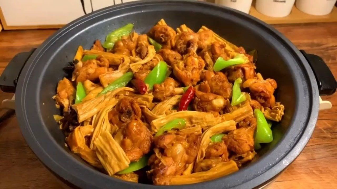 腐竹作为配菜居然比鸡肉都好吃