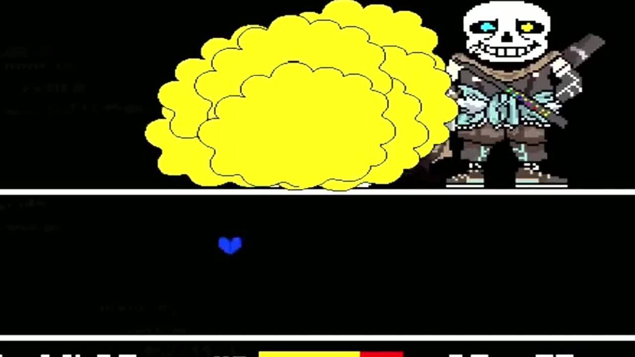 传说之下boss战第三期挑战inksans大合集