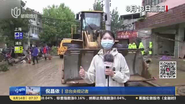 湖北随州:柳林镇出现强降雨 灾后重建进行中