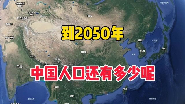 预测到2050年,中国人口还有多少人