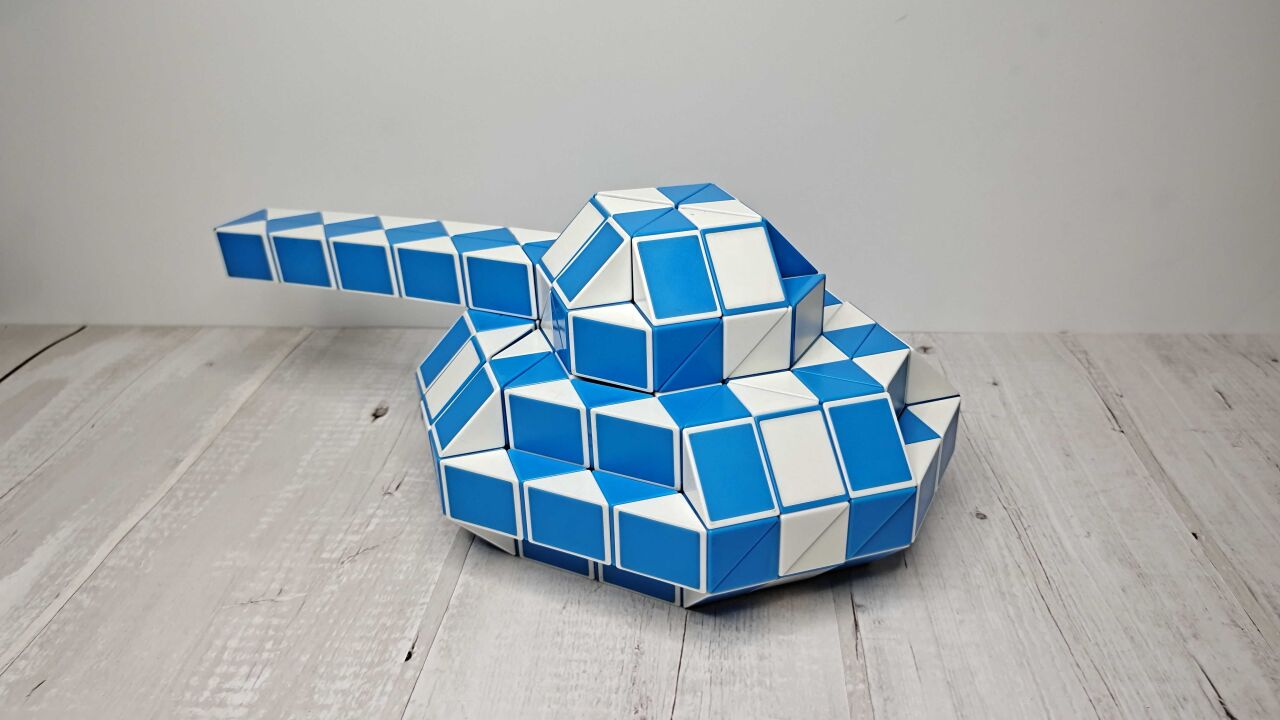 240段魔尺教程变坦克慢动作一步一步教会你快来试试吧