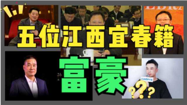 登上全球富豪榜的,5位江西省宜春籍富豪,其中一名90后富豪,身家超百亿