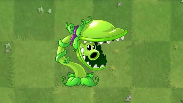 植物大战僵尸2国际版食人花豌豆怎么样1阶就能秒杀10阶僵尸