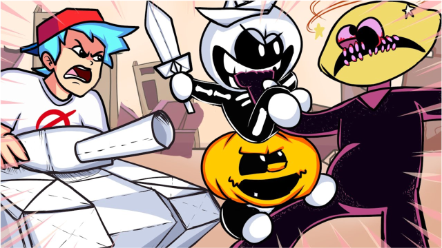 黑色星期五之夜:bf骷髅南瓜头纸飞机大战