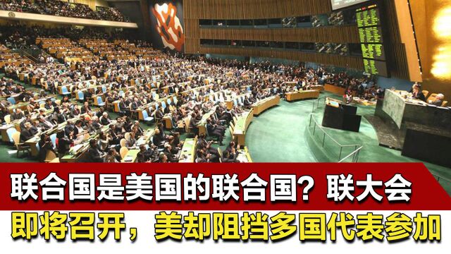 联合国是美国的联合国?联大会即将召开,美国却阻挡多国代表参加