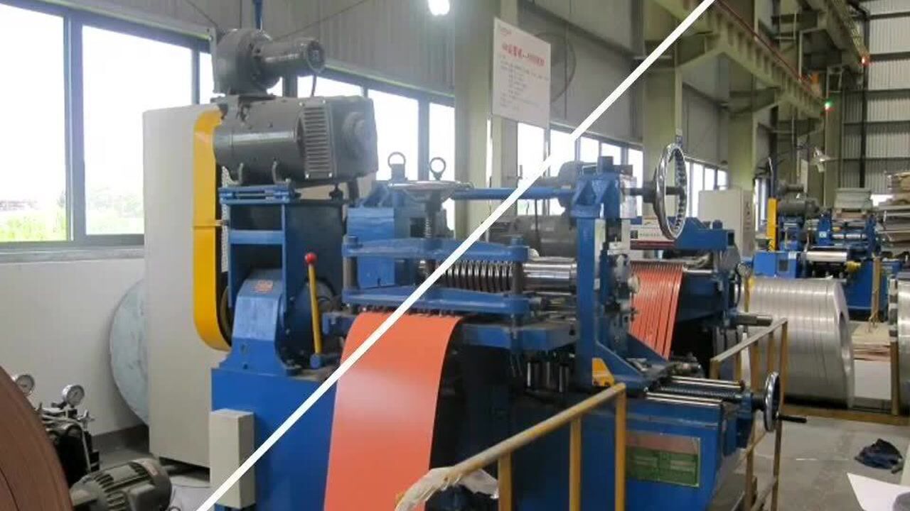 分条-钢卷分条钢材纵切彩涂镀锌镀铝锌分条加工_高清1080P在线观看平台_腾讯视频