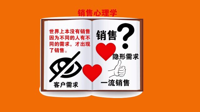 把握客户心理,激发并创造客户的隐形需求,那你就是一流销售