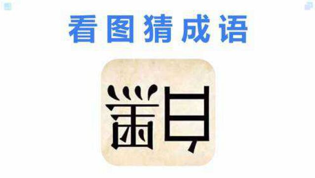 看图猜成语:图上有倒立的黑白两个字,一眼就能看出答案!