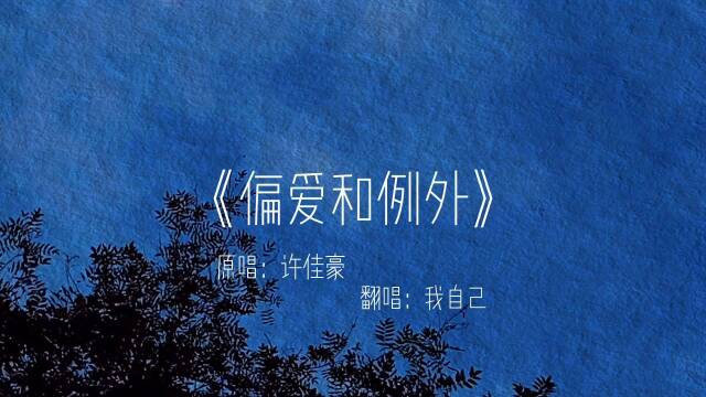 偏爱和例外你是我的偏爱也是例外