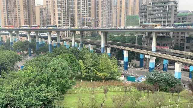 公共出行,绿色出行,就来重庆Rail,5D重庆.