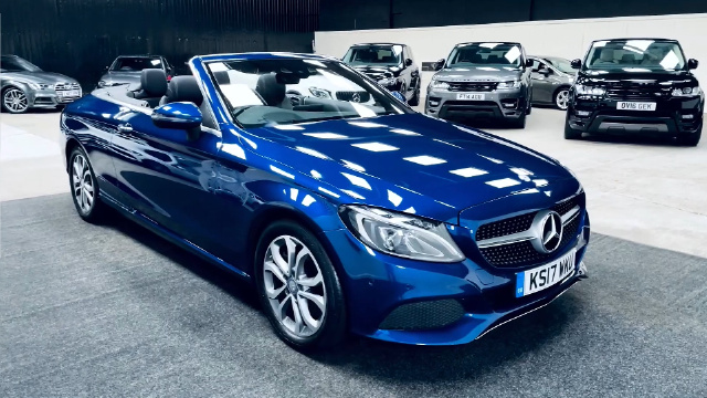 奔驰c级 c250d运动版 敞篷车