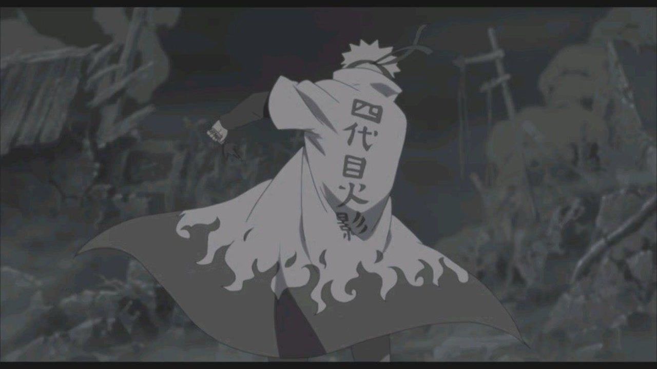 鸣人穿上"第四代目火影"波风水门的火影袍,只能说三个字:帅帅帅