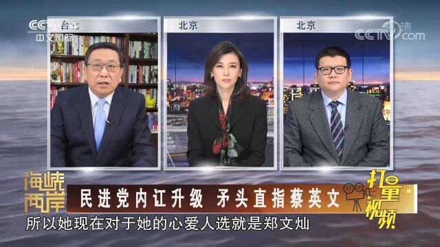 蔡英文极大化自己政治权利,反控民进党,掌控政治筹码