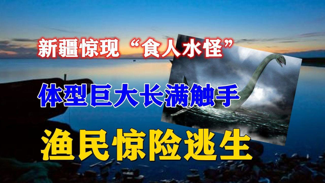 "食人水怪"再现新疆博斯腾湖?体型巨大长满触手,渔民惊险逃生