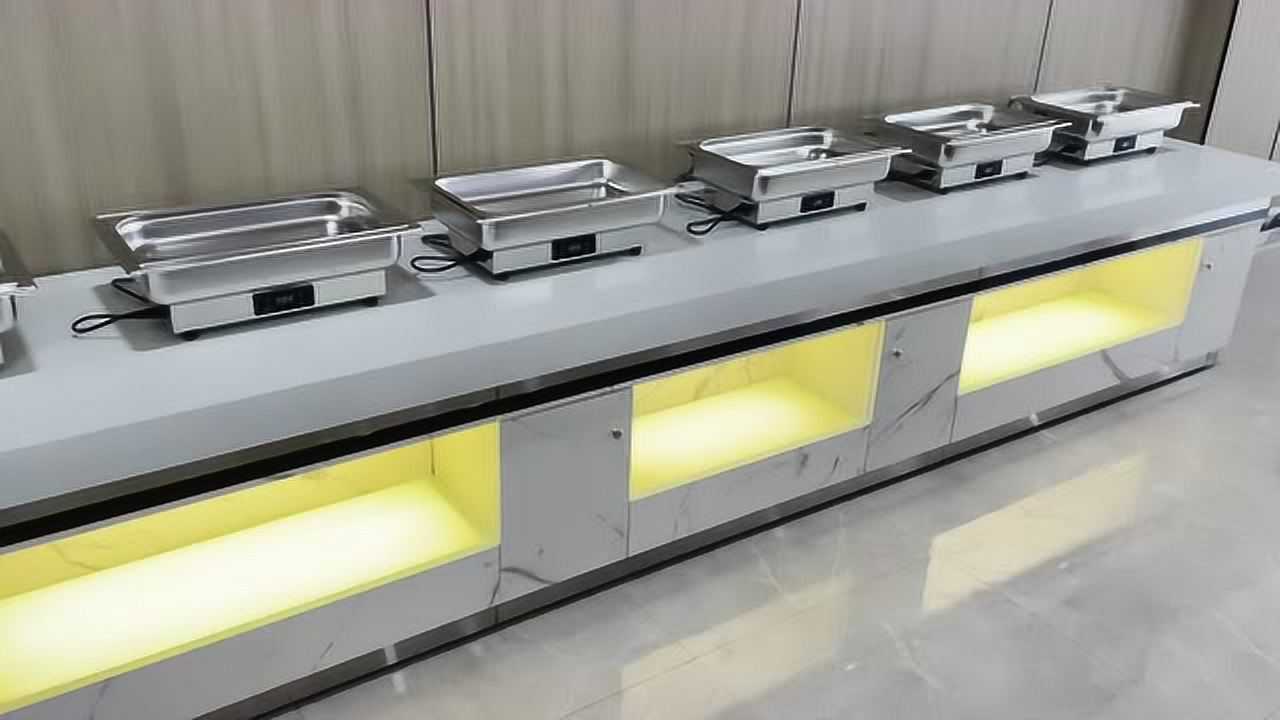 餐厅宴会厅自助餐台设计定制