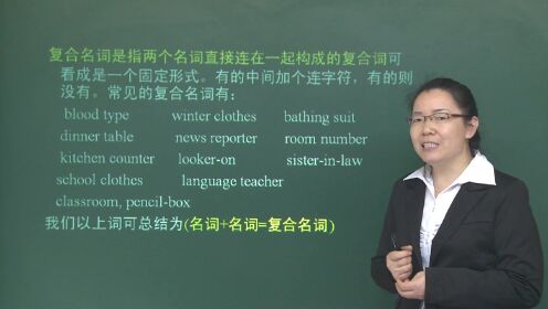 Unit1名词1-3复合名词_高清1080P在线观看平台_腾讯视频