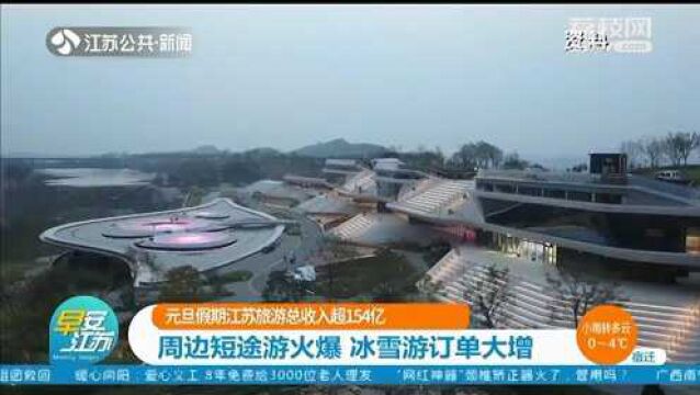 元旦假期江苏旅游总收入超154亿 周边短途游火爆 冰雪游订单大增