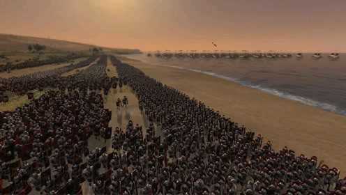 大规模海军登陆，全面战争罗马帝国