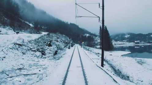 实录挪威火车第一视角（从沃斯到瓦克斯达尔） 