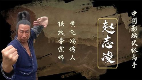 赵志凌：黄飞鸿传人，铁线拳宗师，中国影坛隐藏的武林高手！