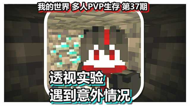 我的世界 多人PVP生存 第37期 透视实验遇到意外情况