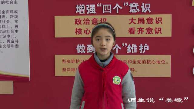 靖江市季市镇中心小学师生说“美境”