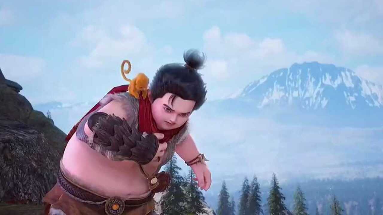 完美世界小胖子石昊正脸圆嘟嘟的脸比毛球还可爱