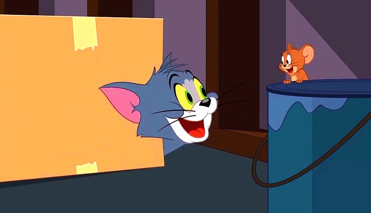 猫和老鼠:汤姆和杰瑞帮斯派克找项圈,被点燃的爆竹炸飞,好惊险