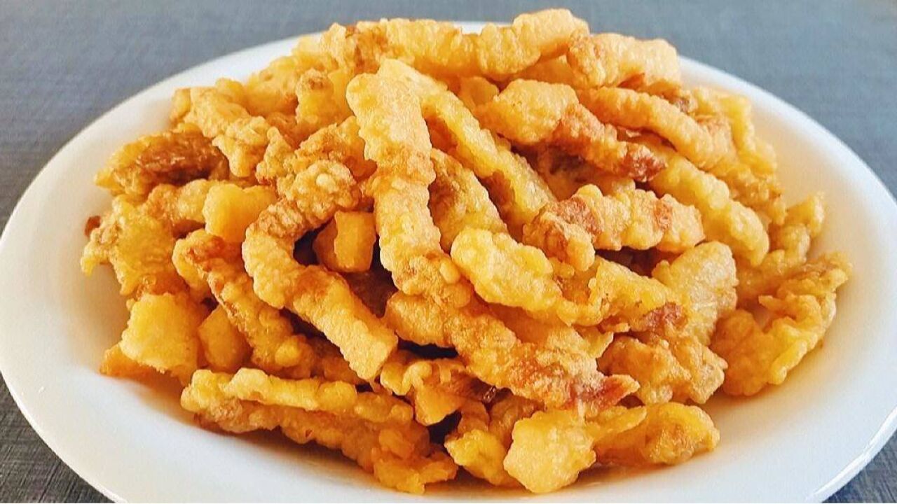 手把手教你四川炸酥肉传统做法,焦香酥脆,越嚼越香,1天不回软