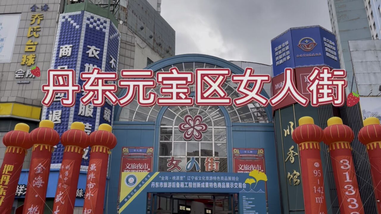 中朝边境丹东元宝区来逛女人街,这里美食应有尽有,一条街全部是朝鲜族