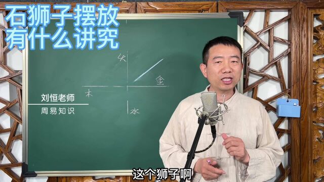 刘恒易经:石狮子摆件 有什么讲究