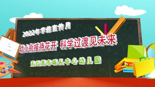 连云港市城头中心幼儿园 《幼小衔接待花开,科学衔接见未来》