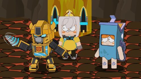 迷你世界格斗动画:余小乐用什么技能让黑龙打骷髅射手