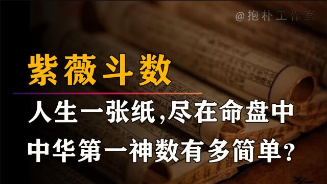 紫微斗数:中华第一神数,它和四柱八字谁更胜一筹呢?