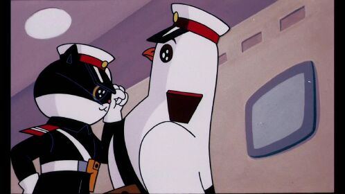 1984年经典动画《黑猫警长》第二集片段2欣赏,是你记忆里的第一部动画