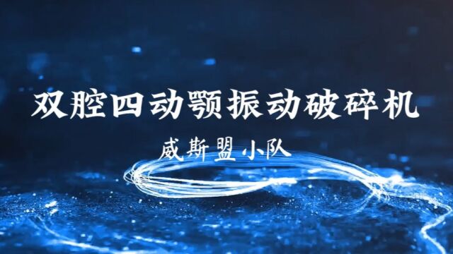 双腔四动颚振动破碎机——威斯盟小队——河北科技大学机械工程学院