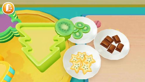 宝宝巴士游戏——妙妙的甜品店系列：妙妙做好吃的水果雪糕还有巧克力